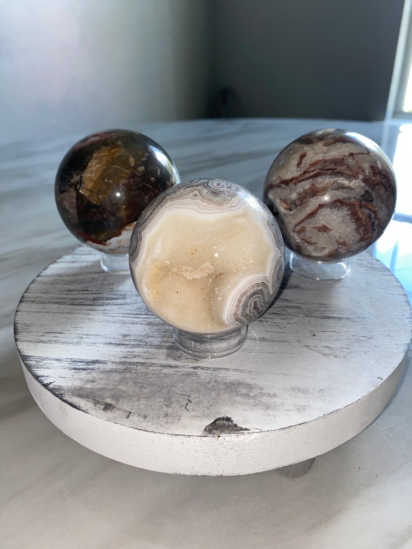 Mexican Agate Sphere