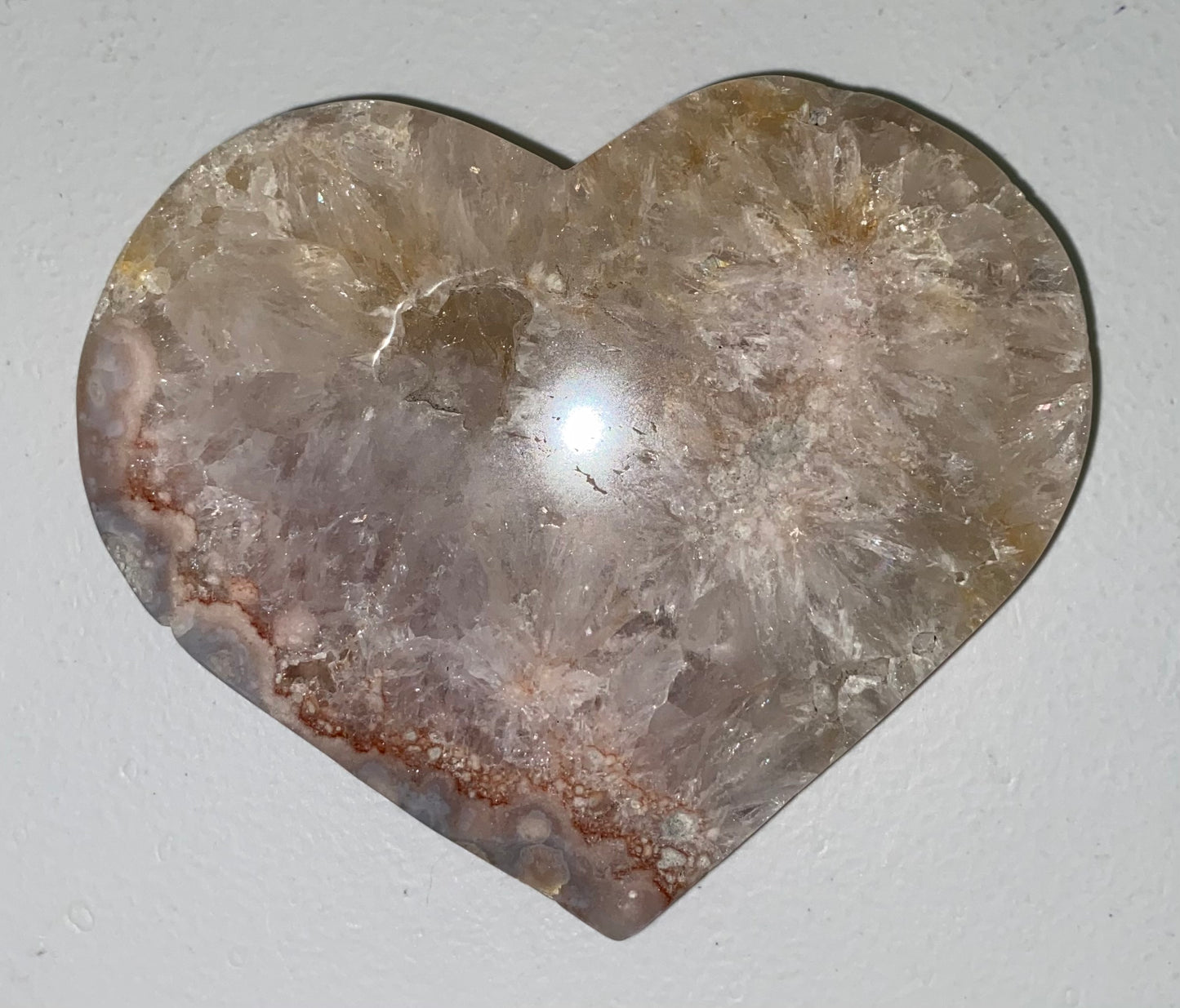 Pink Amethyst Heart