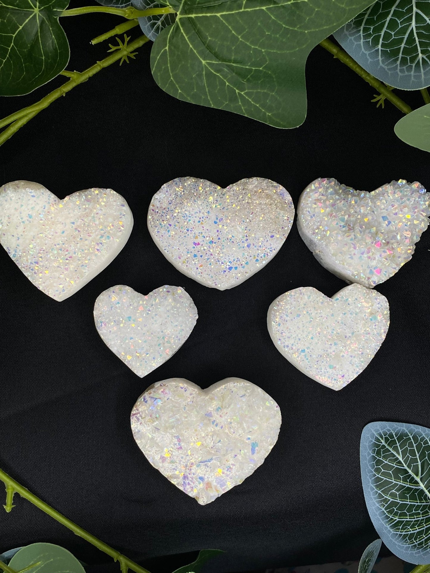 Aura Quartz Hearts - Gemstone Oasis Co.Aura Quartz Hearts