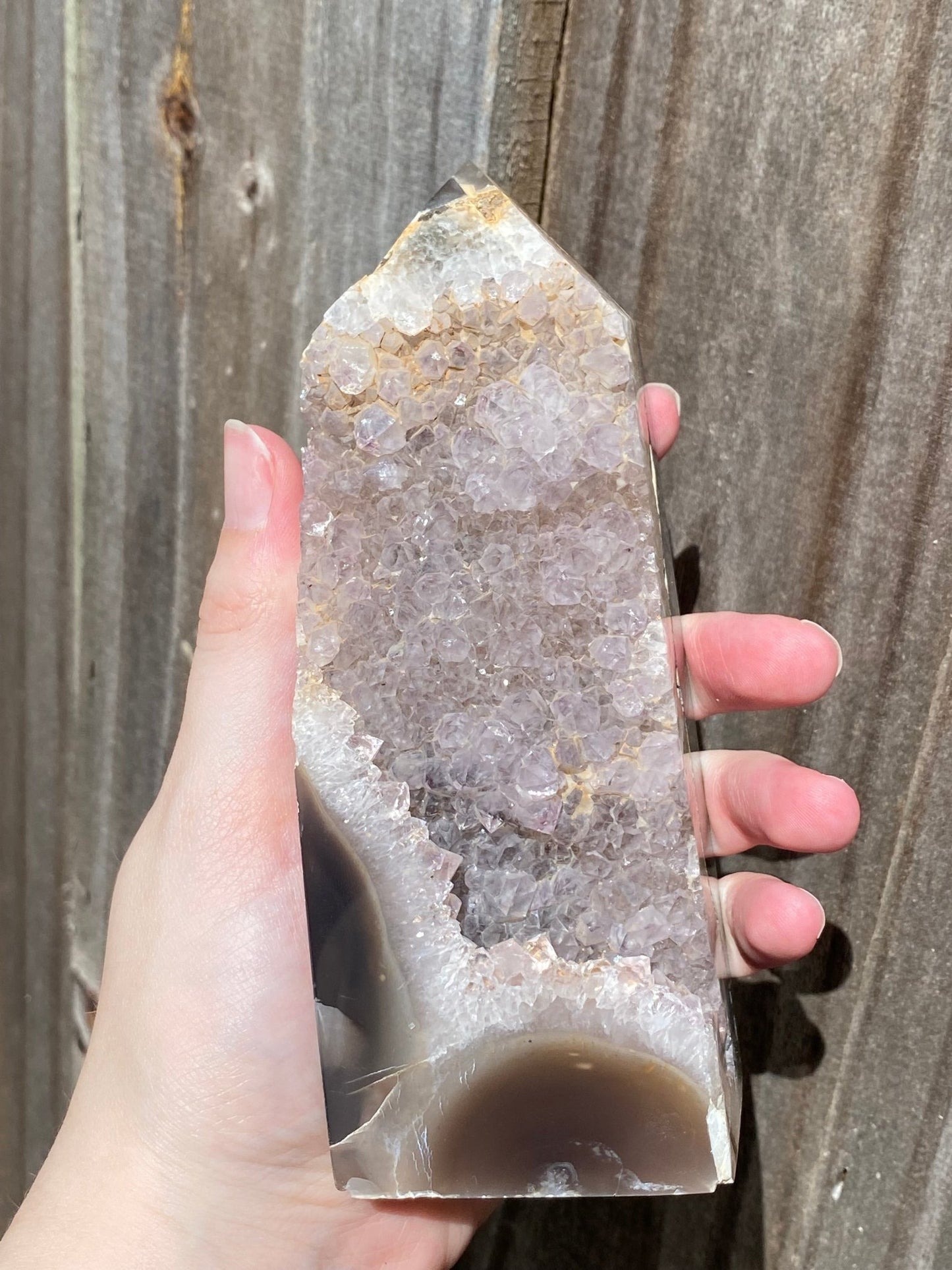 Druzy Agate Tower - Gemstone Oasis Co.Druzy Agate Tower