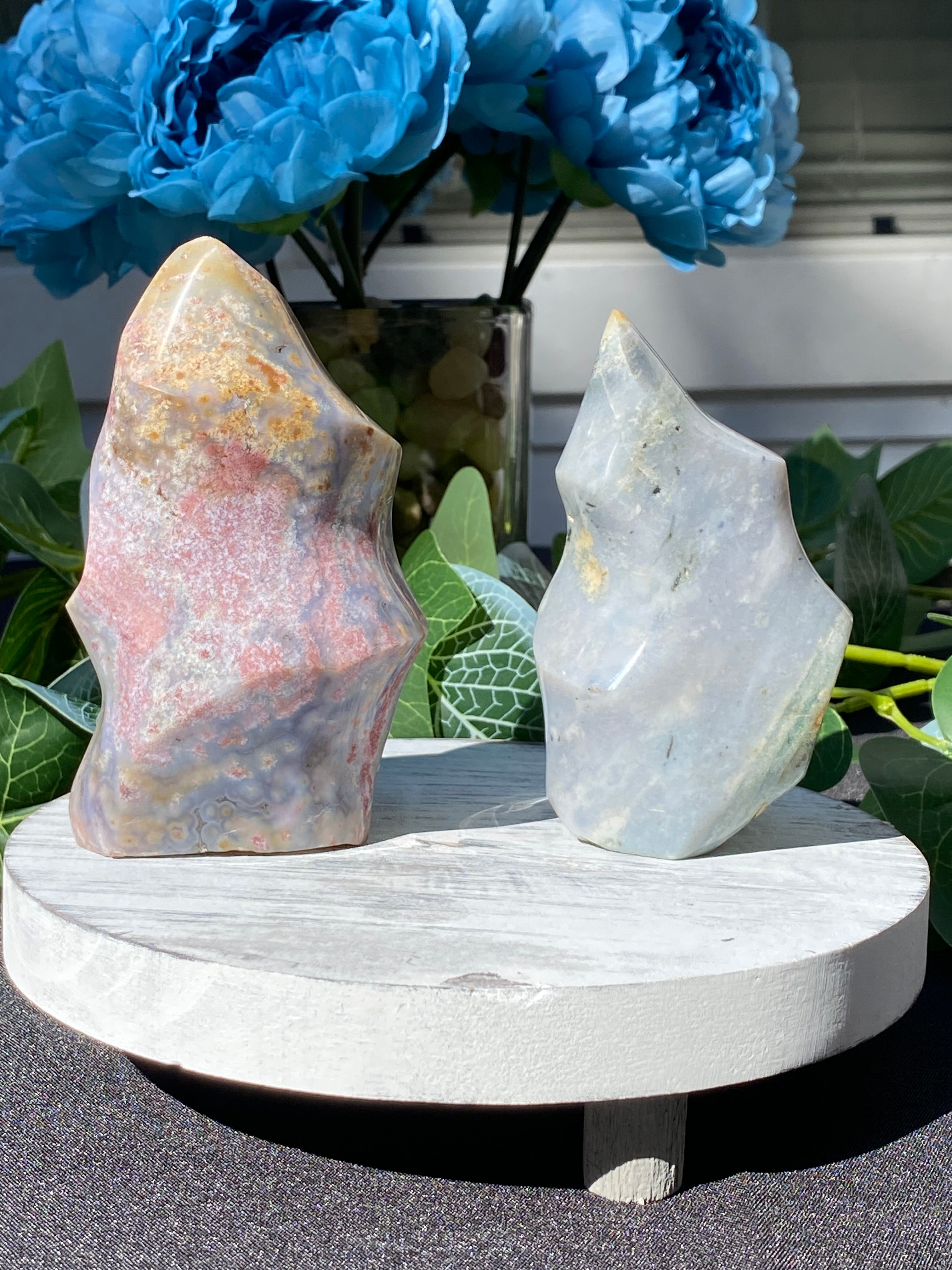 Ocean Jasper Flames - Gemstone Oasis Co.
