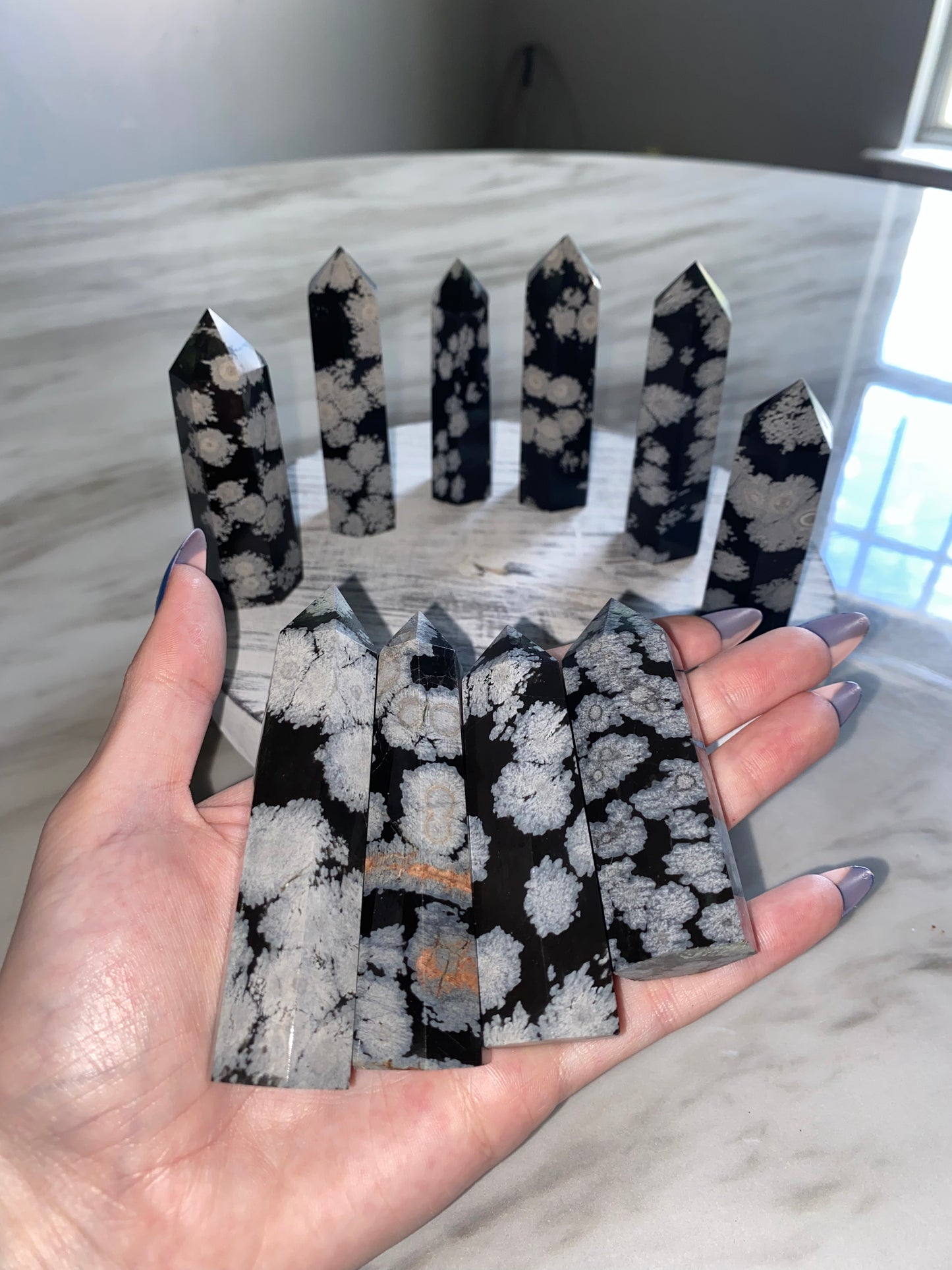 Snowflake Obsidian Tower