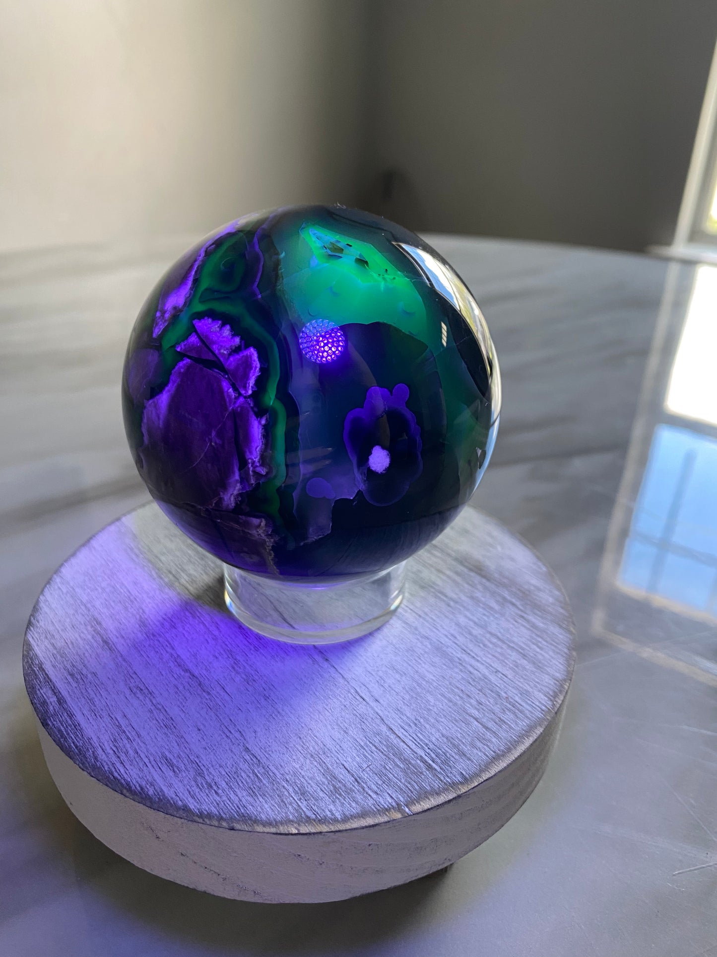Lava Agate Sphere