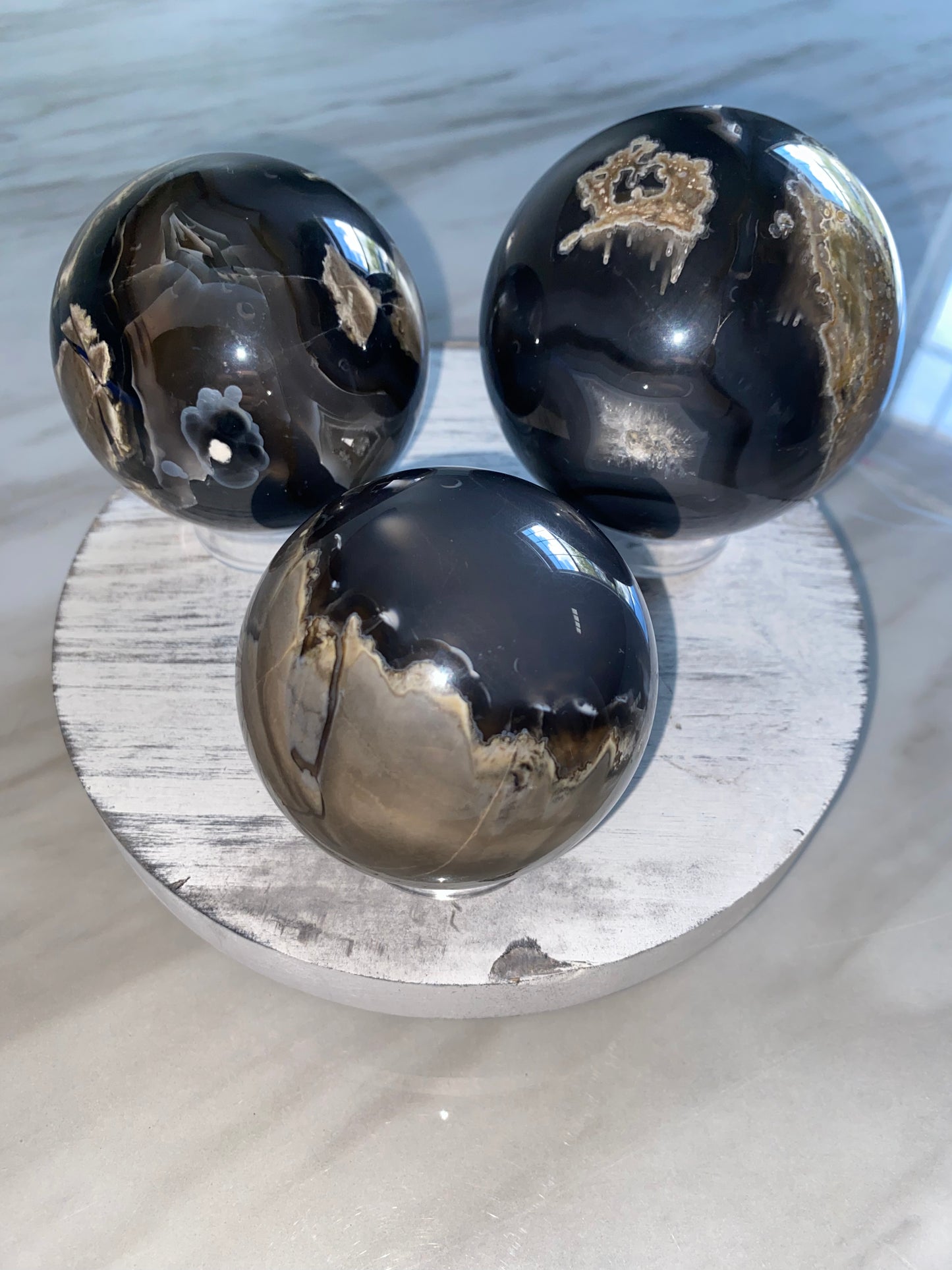 Lava Agate Sphere