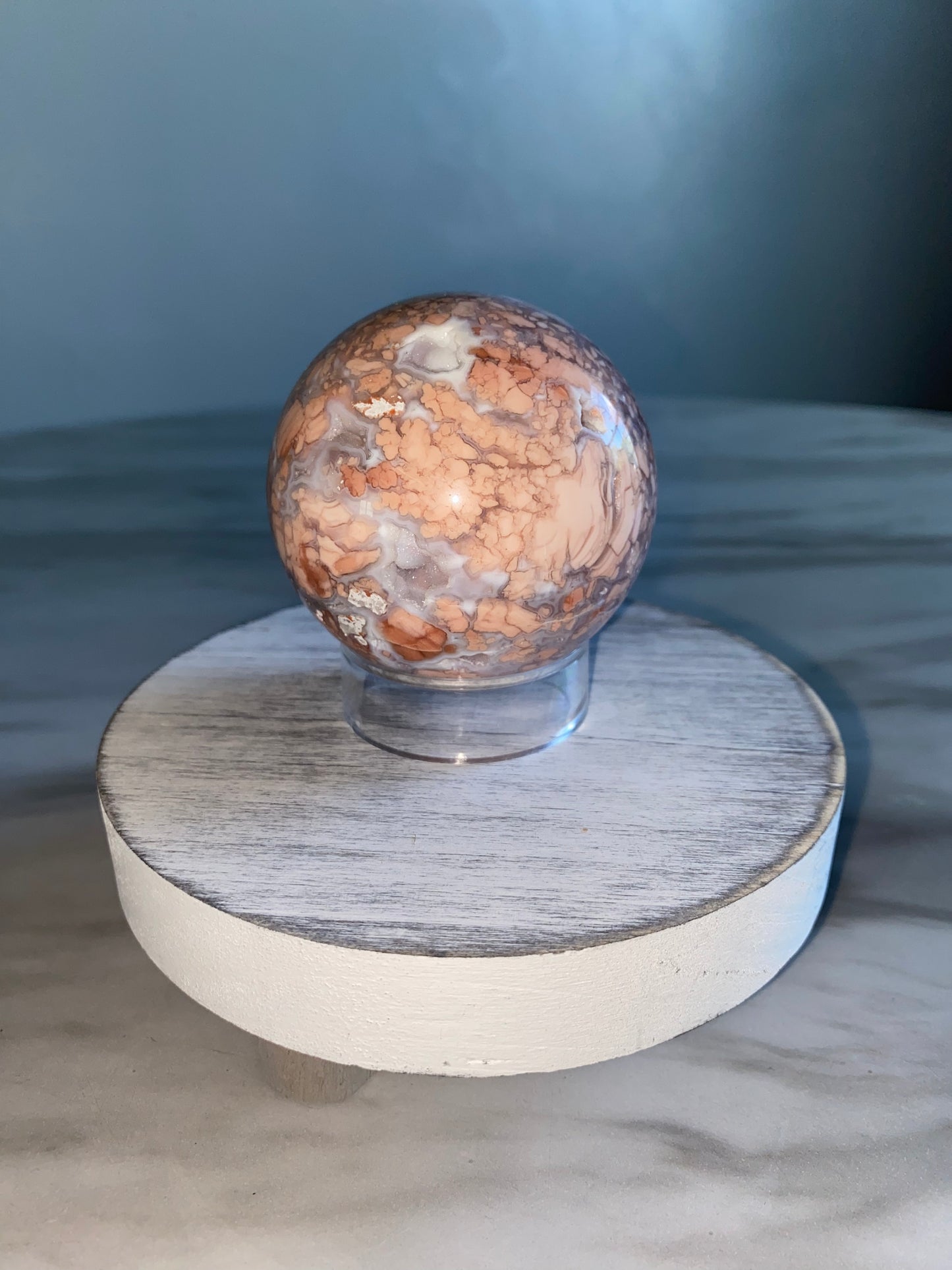 Cotton Candy Agate Sphere