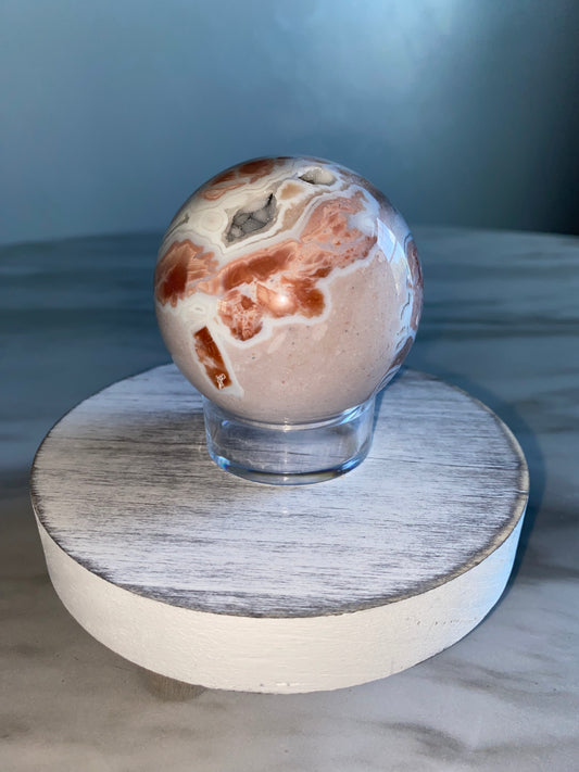 Cotton Candy Agate Sphere