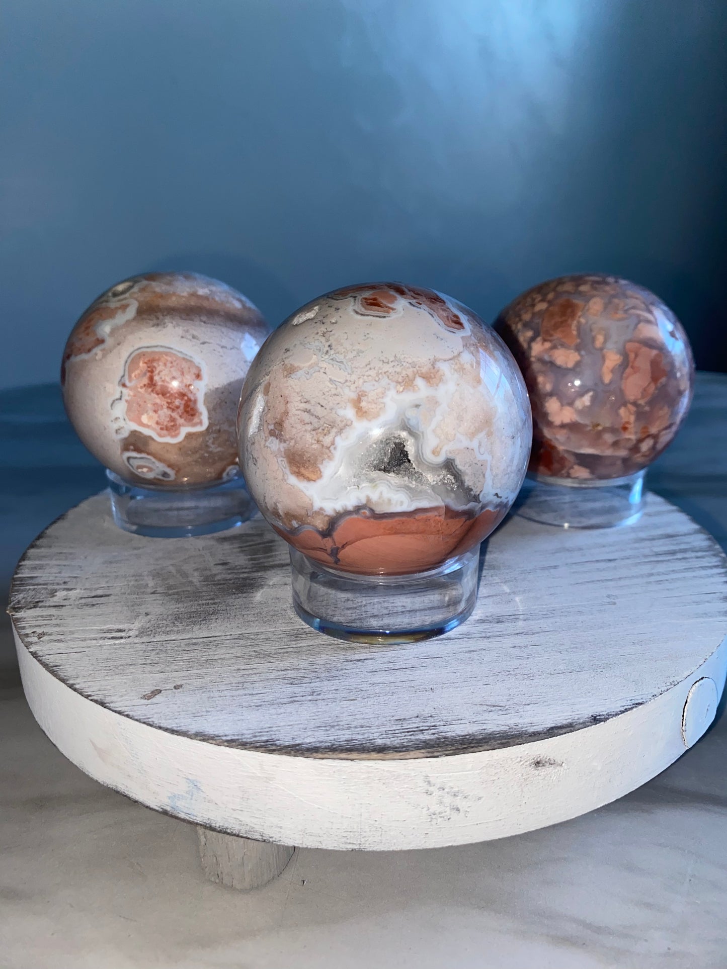 Cotton Candy Agate Sphere