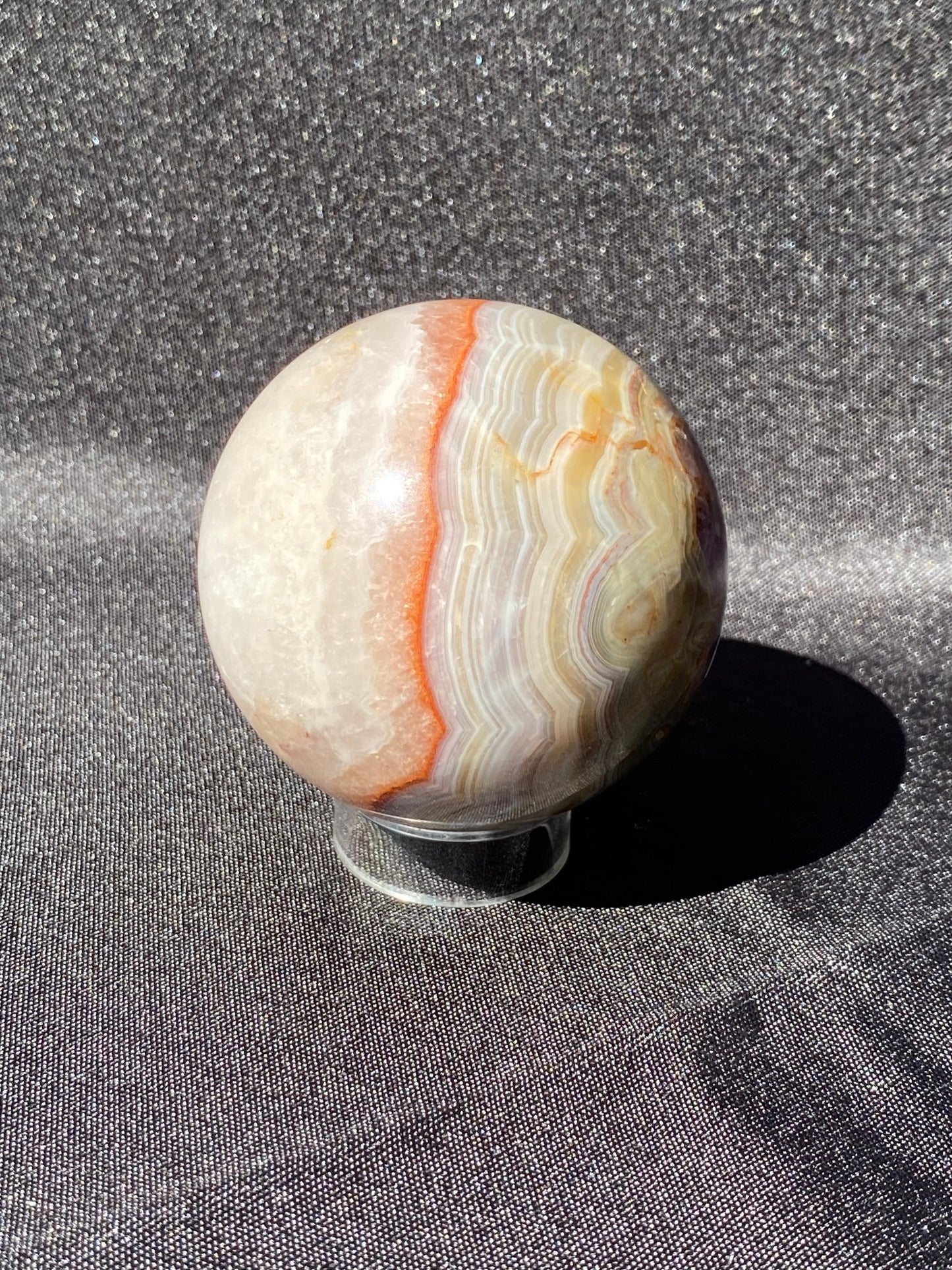 Amethyst x Crazy Lace Agate Sphere - Gemstone Oasis Co.Amethyst x Crazy Lace Agate Sphere