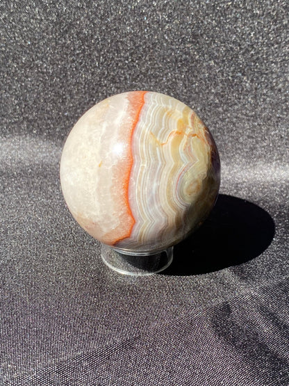 Amethyst x Crazy Lace Agate Sphere - Gemstone Oasis Co.Amethyst x Crazy Lace Agate Sphere