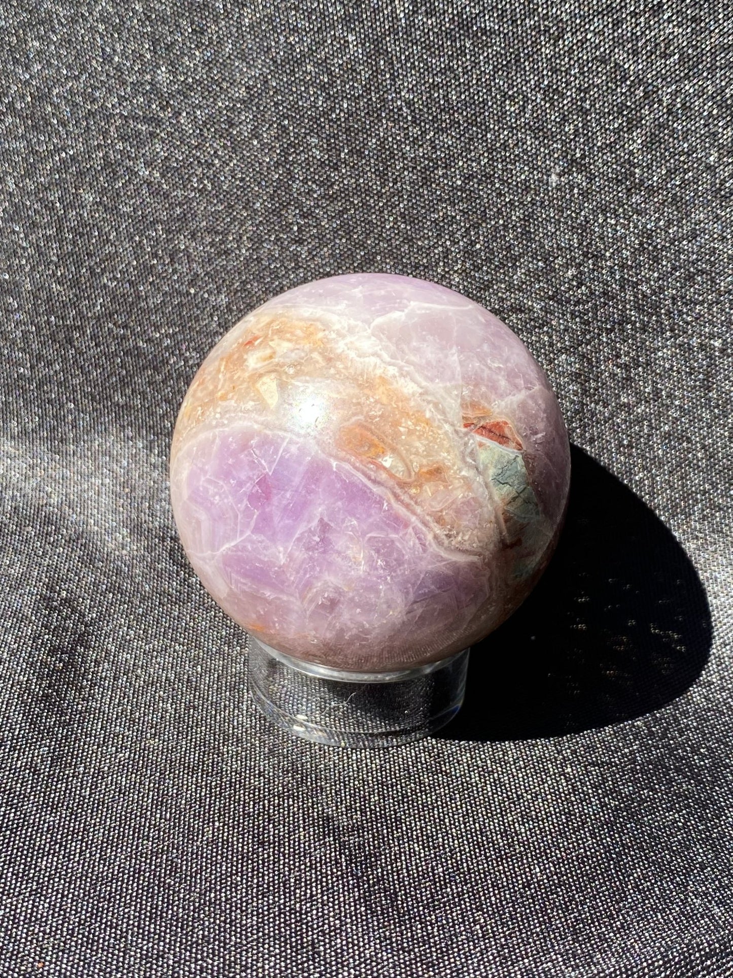 Amethyst x Crazy Lace Agate Sphere - Gemstone Oasis Co.Amethyst x Crazy Lace Agate Sphere