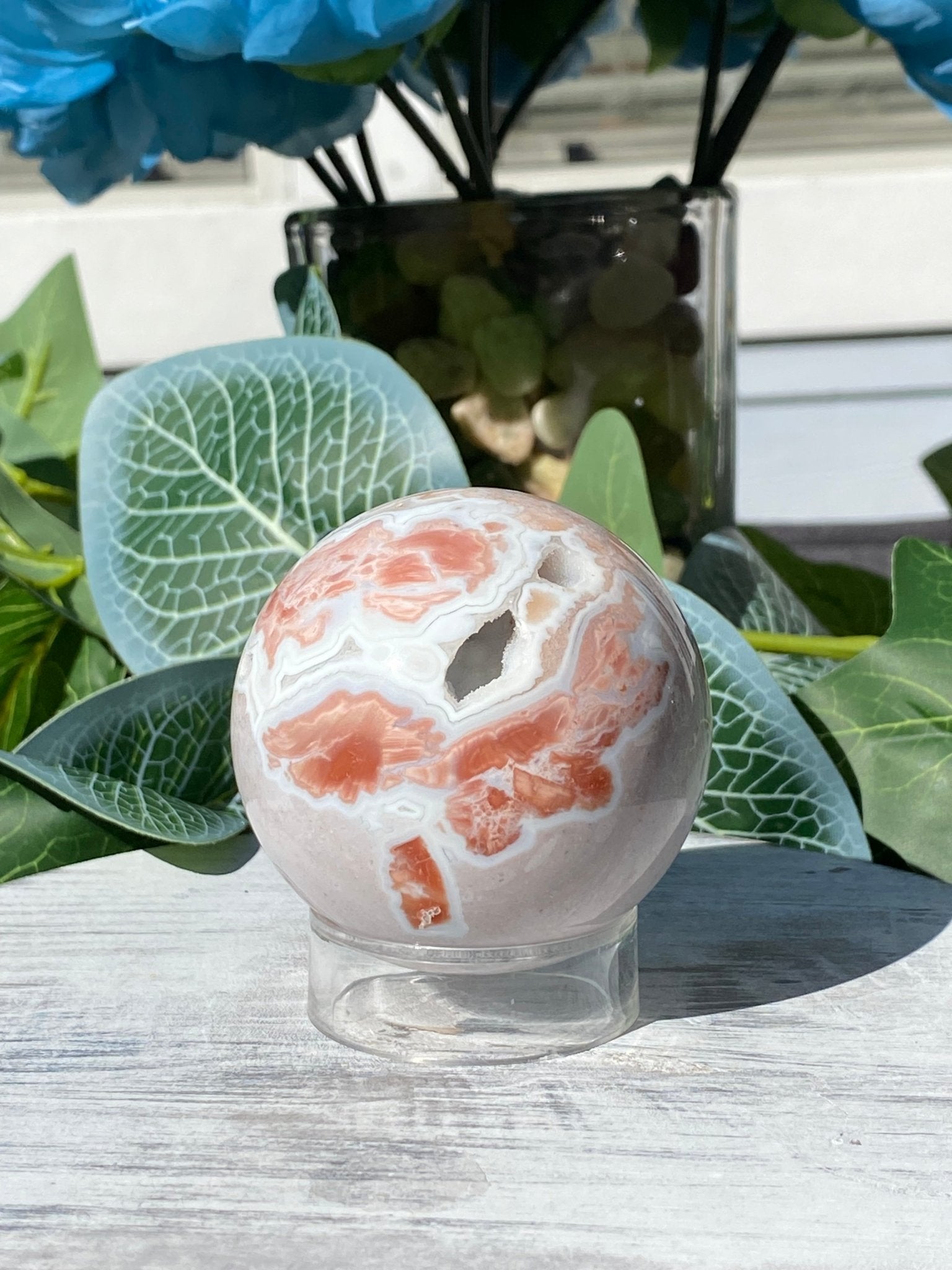 Cotton Candy Agate Sphere - Gemstone Oasis Co.Cotton Candy Agate Sphere