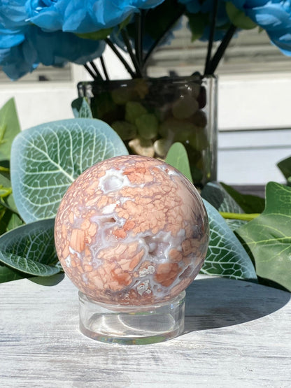 Cotton Candy Agate Sphere - Gemstone Oasis Co.Cotton Candy Agate Sphere
