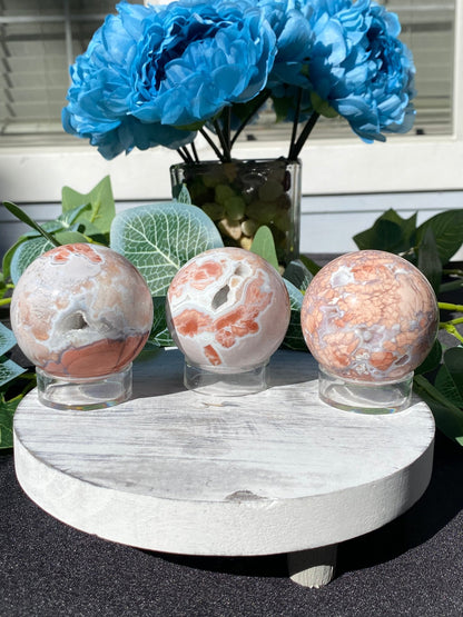 Cotton Candy Agate Sphere - Gemstone Oasis Co.Cotton Candy Agate Sphere