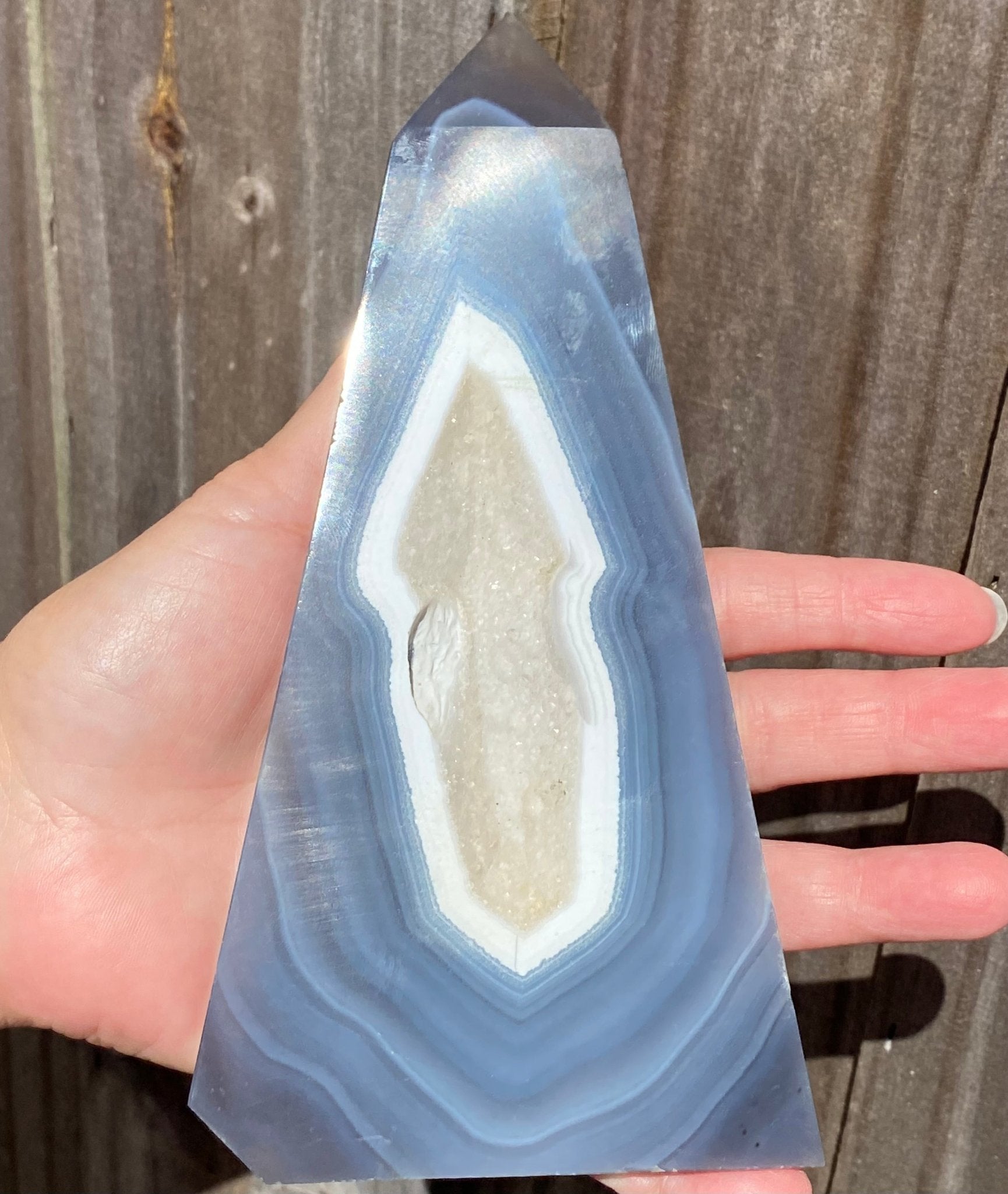 Druzy Agate Tower Slab - Gemstone Oasis Co.Druzy Agate Tower Slab