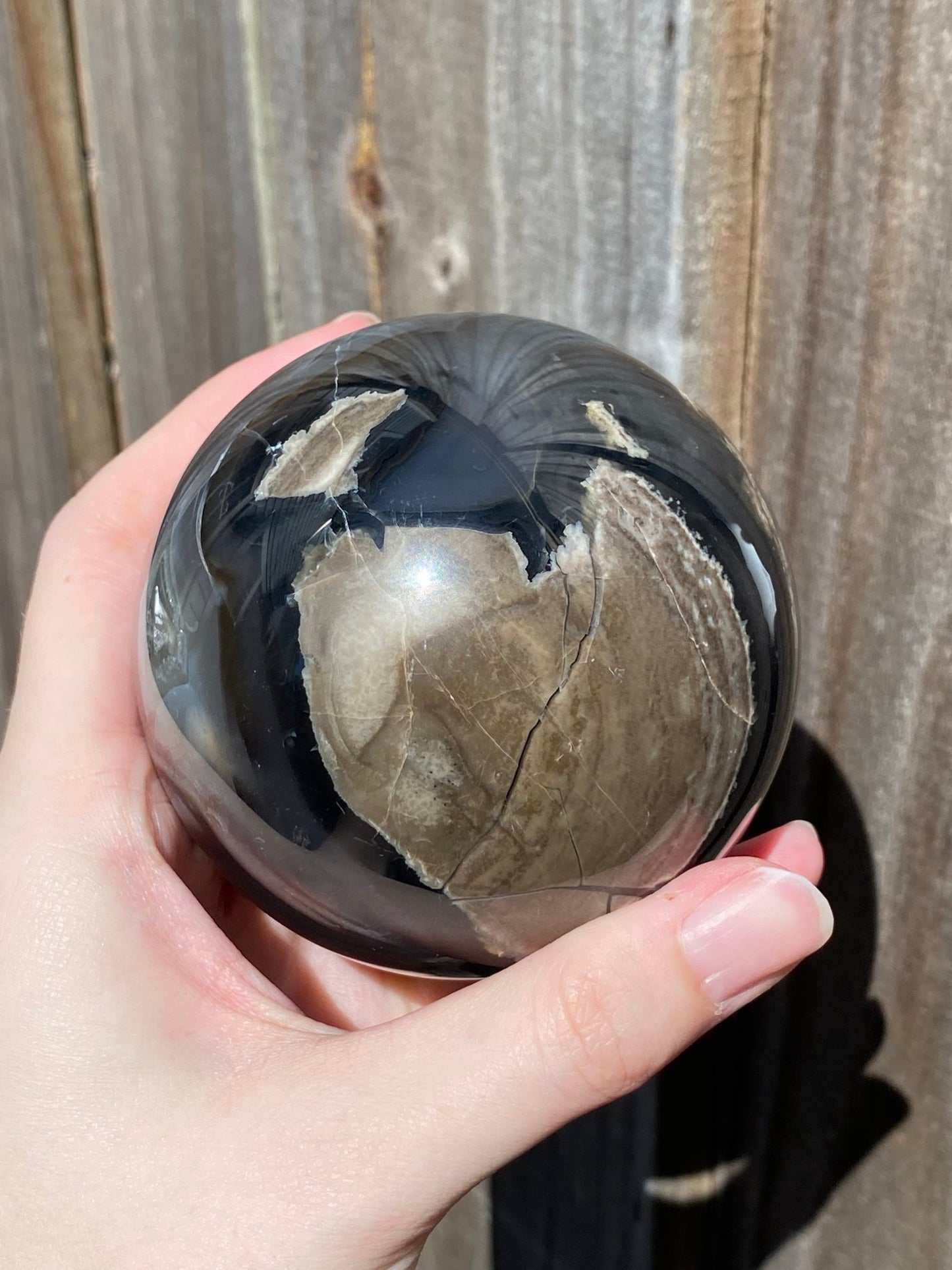 Lava Agate Sphere - Gemstone Oasis Co.Lava Agate Sphere