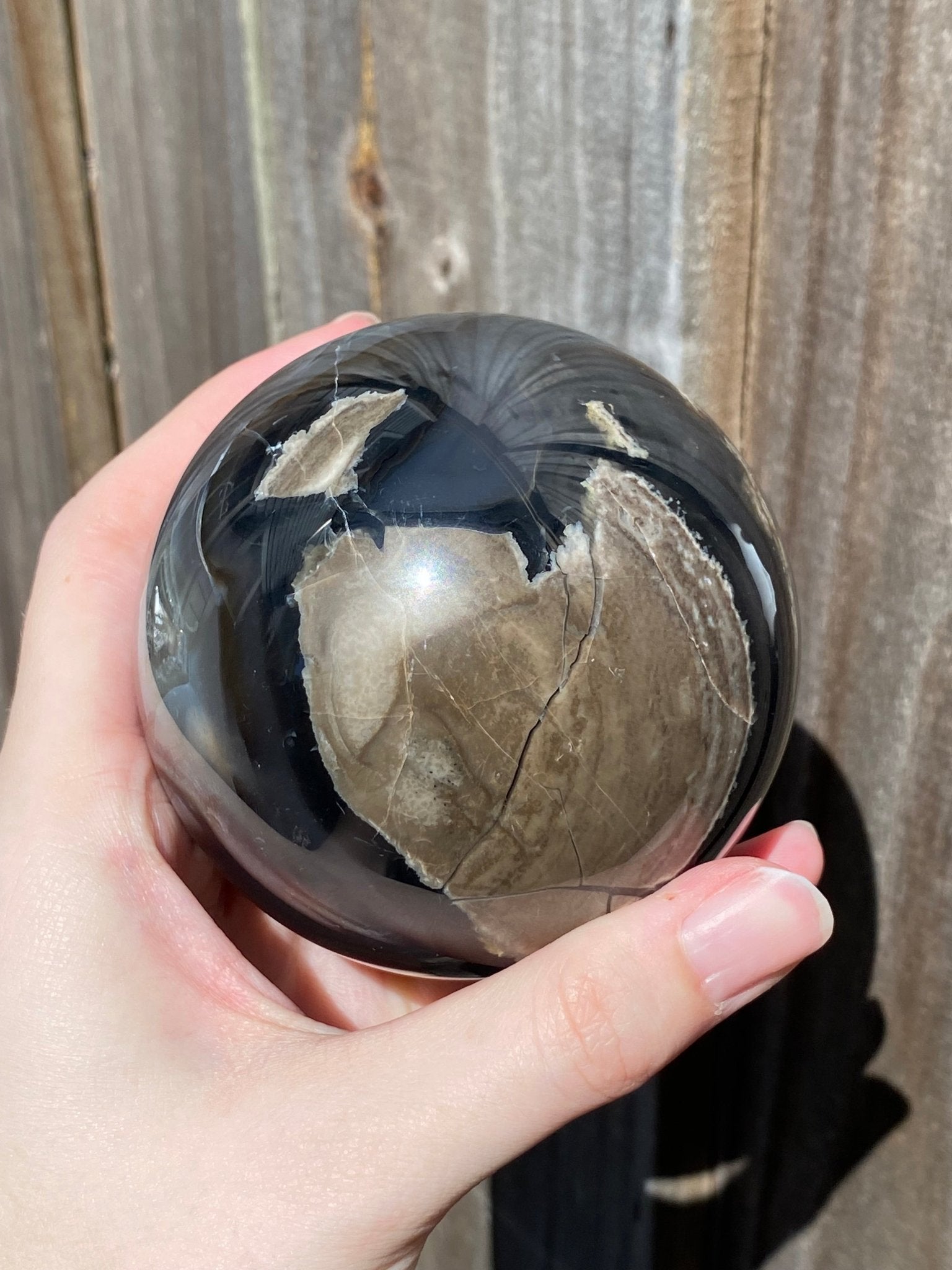 Lava Agate Sphere - Gemstone Oasis Co.Lava Agate Sphere