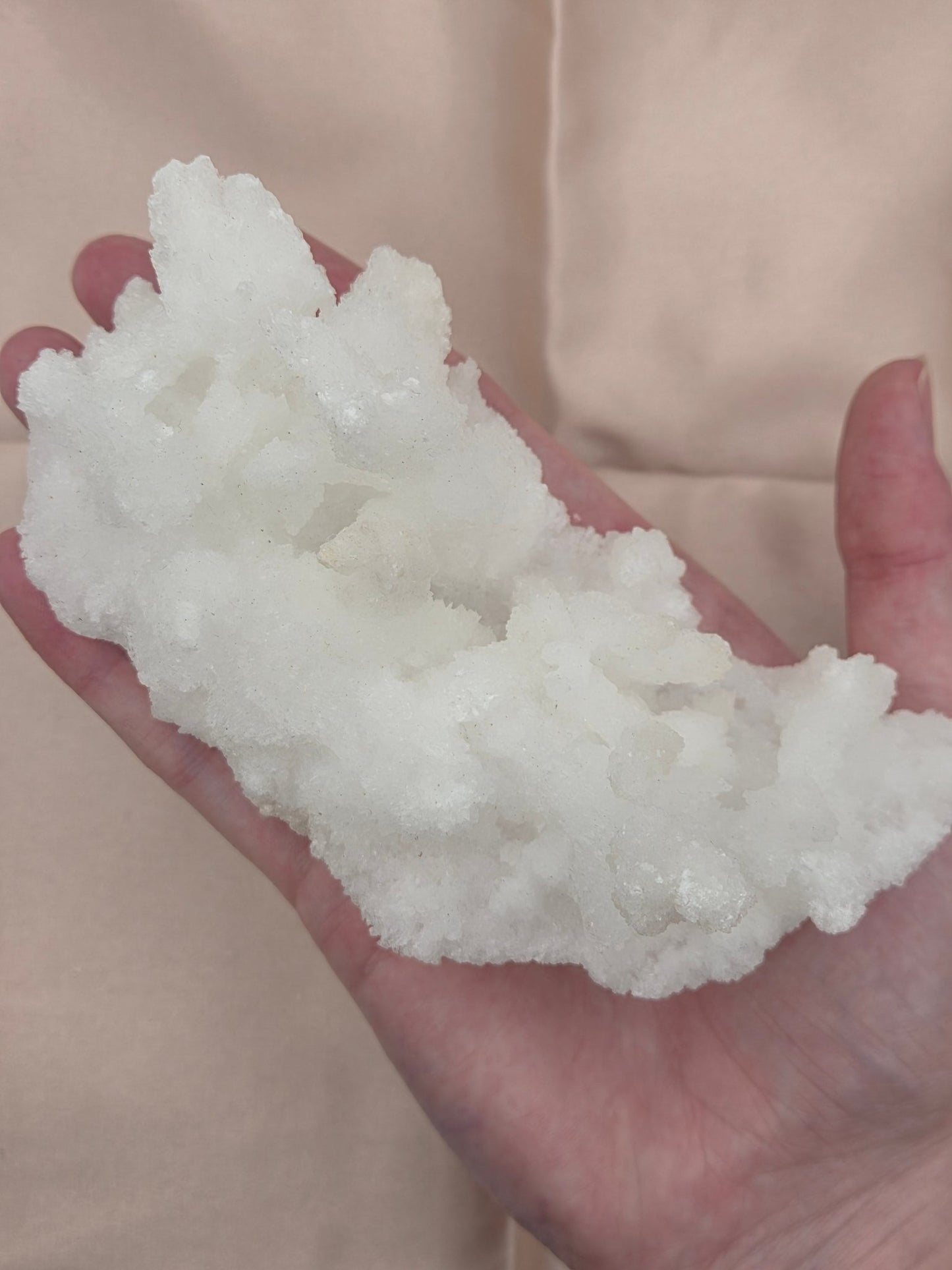 White Aragonite B - Gemstone Oasis Co.White Aragonite B